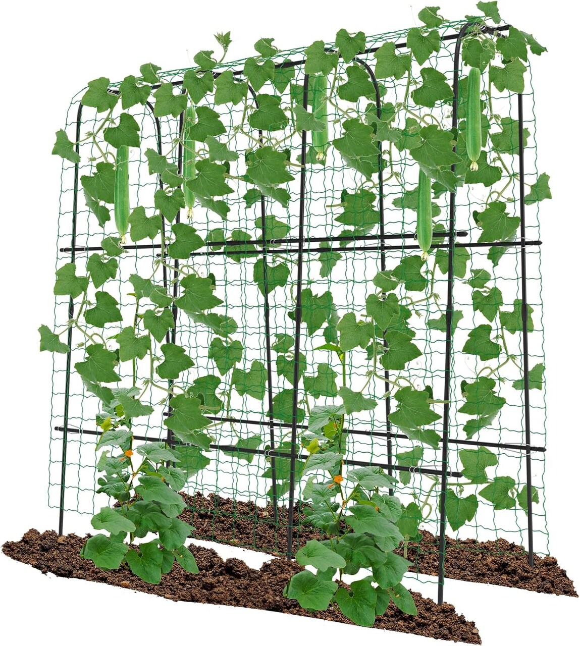 Garden Arch Trellis, Metal Core Trellis for Climbing Plants Outdoor